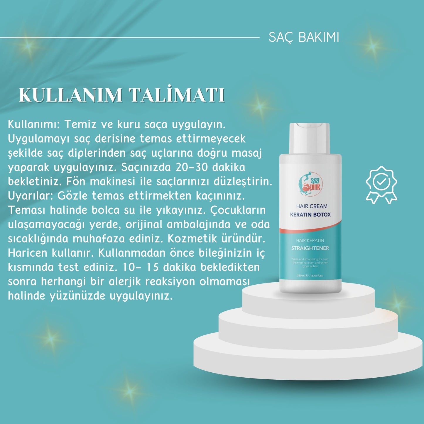 Seapink® Hızlı Onarım Keratin Botox