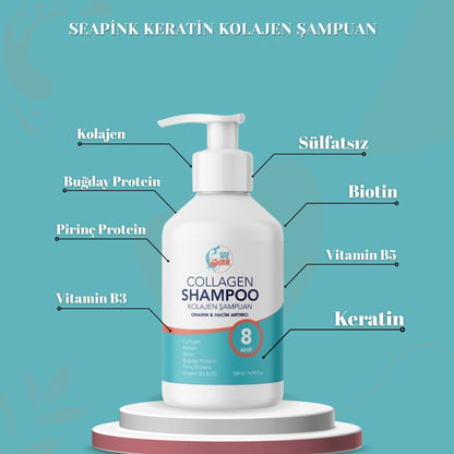 Seapink® Kolajen Şampuan
